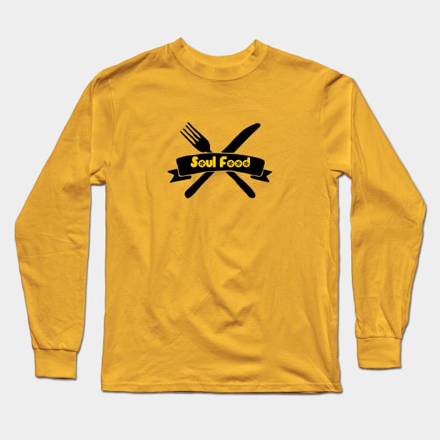 Soul Food Long Sleeve T-Shirt by Quirky Design Collective